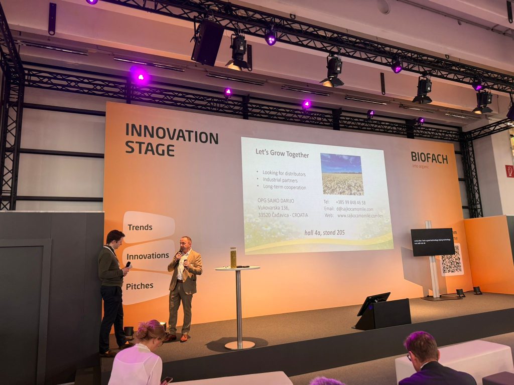 Biofach 2026 OPG Sajko Darijo organic chamomile production