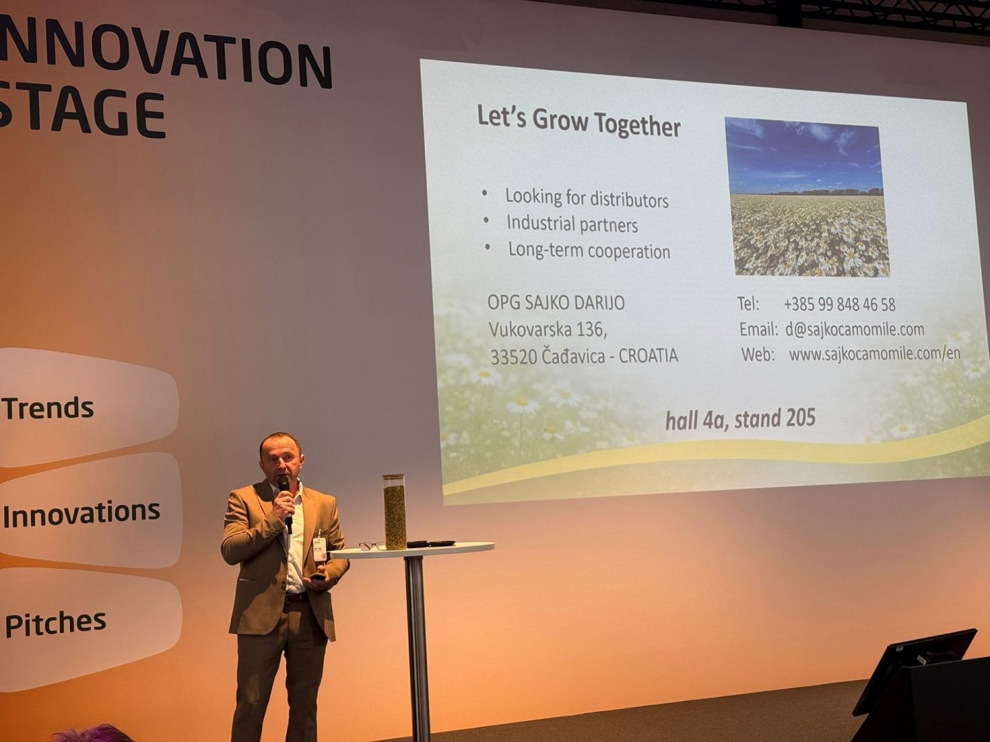 OPG Sajko Darijo Presented at BIOFACH 2026 Start-up Pitches in Nuremberg