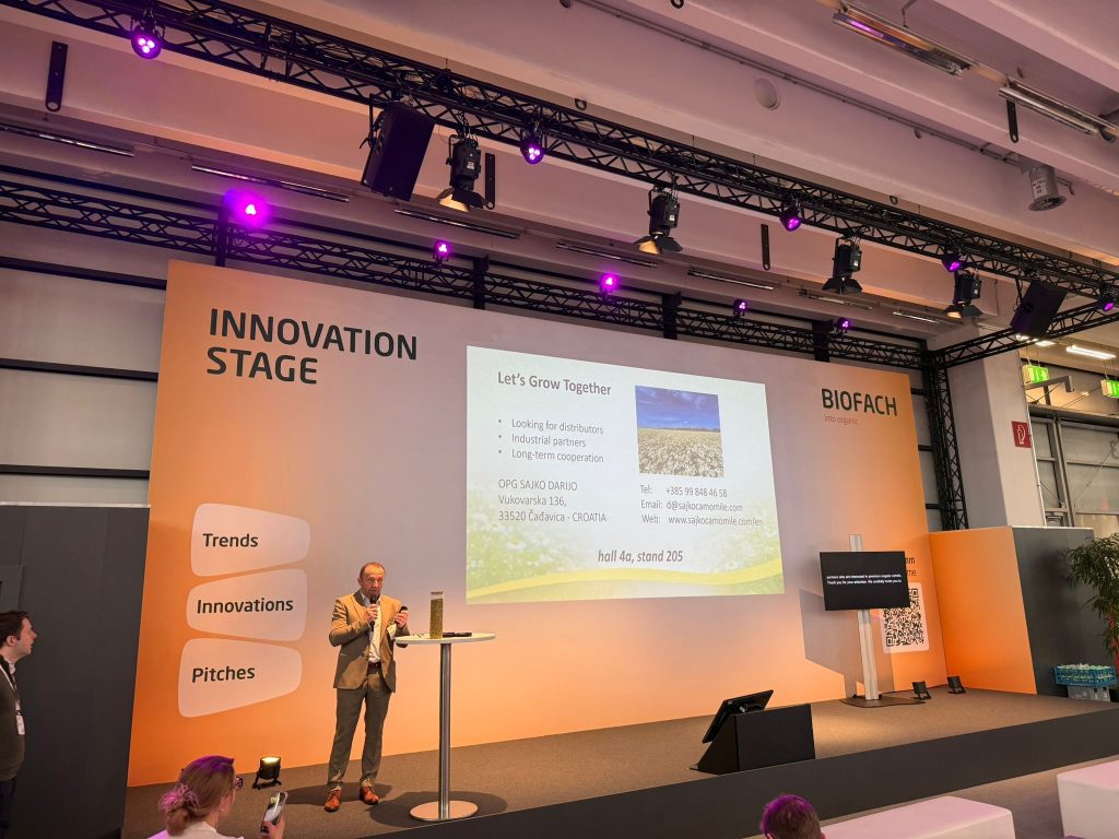 Biofach 2026 OPG Sajko Darijo organic chamomile production